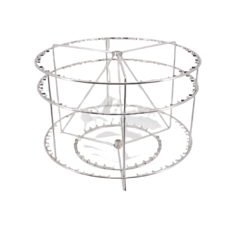 Stainless steel basket for radial honey extractor for 27 frames d.b. super box/3 nests or 15 langstroth honeycombs