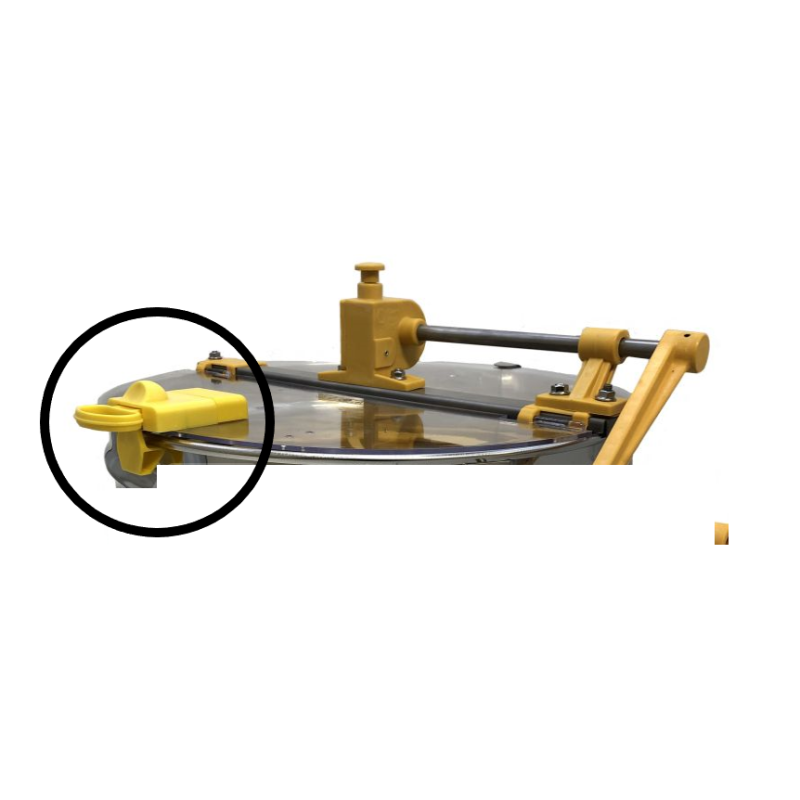 Verschluss für Deckel der manuellen Schleuder