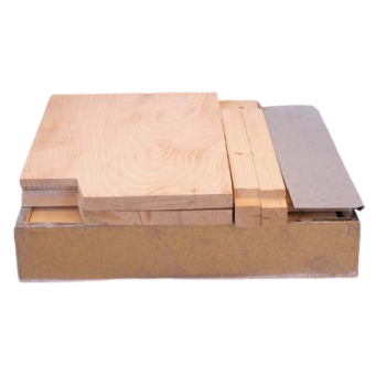 Kit de montaje para colmena estándar d.b. de fondo fijo de 10 cuadros