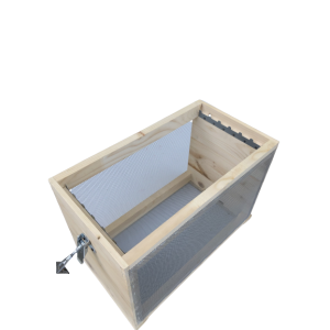 Arnietta portasciami d.b. da 6 favi in legno pareti in rete