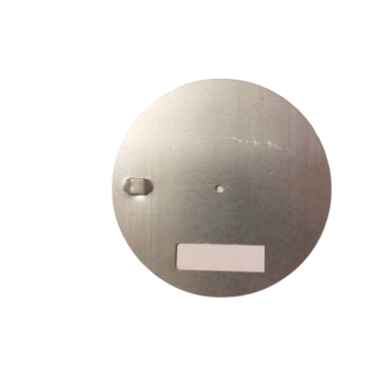 Galvanized sheet metal disc for oxalic acid treatment