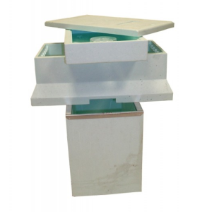 Beehive set d.b. 6 high-density green polystyrene frames