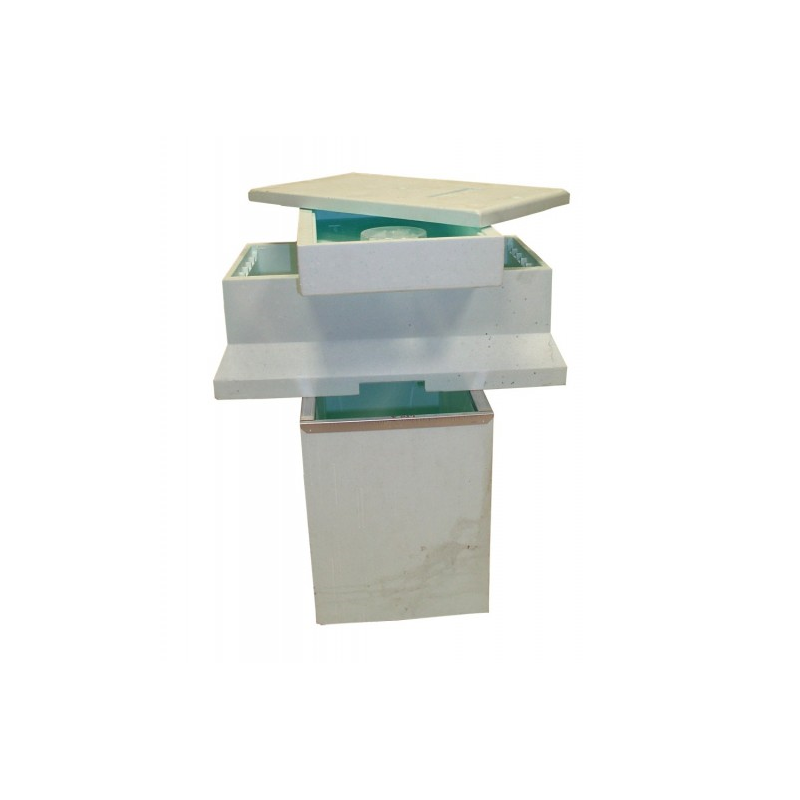 Beehive set d.b. 6 high-density green polystyrene frames