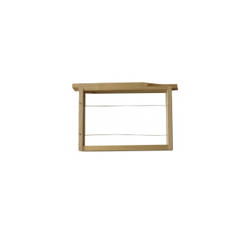 Frame d.b. half interlocking honey super with wire