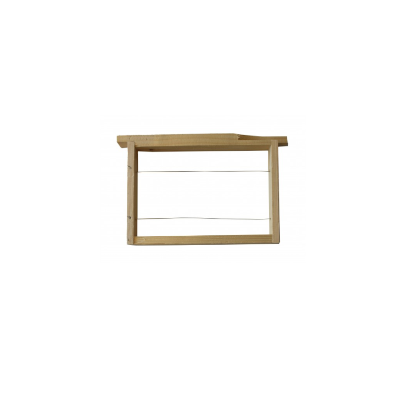 Dadant-Blatt Halbrahmchen für Honigraum zum Einrasten mit Draht