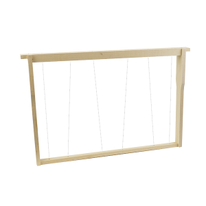 Dadant-Blatt-Brutraumrahmen mit Hoffman-Zinken, selbstabstandhaltend, mit Draht