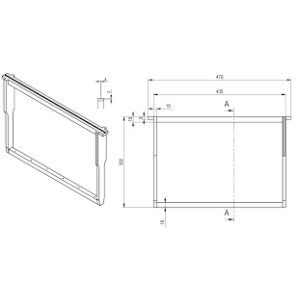 Self-spacing d.b. hoffman nesting frame with wire