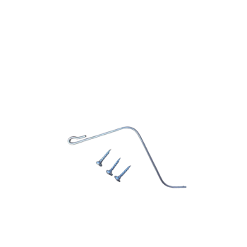 Gancho de muelle para fondo de colmena móvil con 3 tornillos incluidos