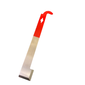 Australian hive tool for beekeeping, painted red, model "duro"