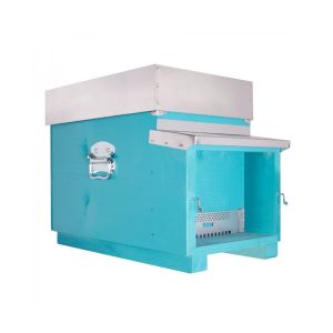 Ruche standard à 7 cadres avec fond fixe (nid seul)