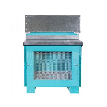 Ruche standard à 7 cadres avec fond fixe (nid seul)