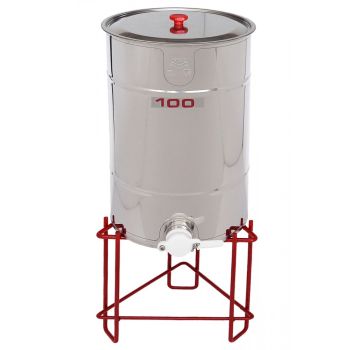 Maturatore inox lega per miele - kg 100 con ghiera