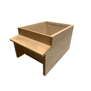 Beehive kit d.b. standard 10 frames only 4 sides mounted