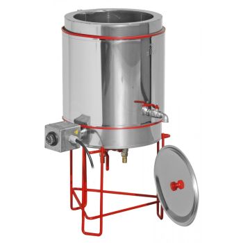 Double wall electric wax melter - 25 l
