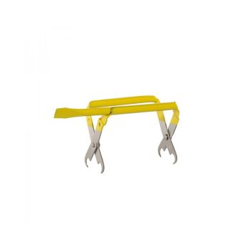 Galvanized steel frame grip with spur