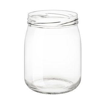 Orto jarrón de cristal con tapa twist-off t82