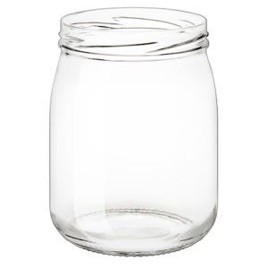 Vaso in vetro orto 580 ml  TO 82 - solo vetro