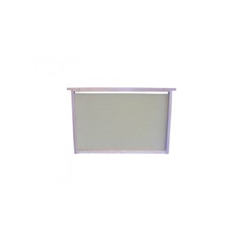 Ruche d.b. 10 cadres standard avec fond fixe en filet antivarroa complet avec feuilles de cire montées