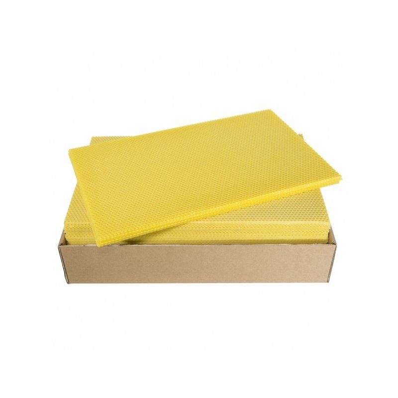 Fogli cera nido d.b. fuso 110 g al foglio - pacco 2,5 kg Fogli cera nido d.b. fuso 110 g al foglio - pacco 2,5 kg