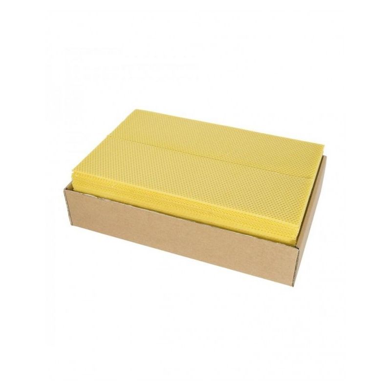 Fogli cera melario d.b. fusi 55 g al foglio - pacco 2,5 kg Fogli cera melario d.b. fusi 55 g al foglio - pacco 2,5 kg