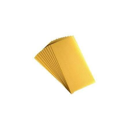 Casted langstroth wax sheets - pack of 5 kg