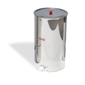 Maturatore inox lega per miele - kg 100 con ghiera