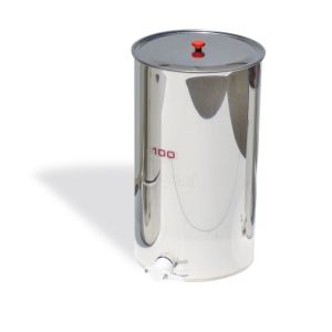 Maturatore inox lega per miele - kg 100 con ghiera