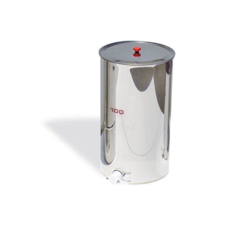 Maturatore inox lega per miele - kg 100 con ghiera