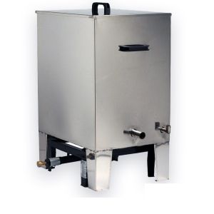 Sceratrice inox a vapore per 16 favi da nido d.b. o 20 favi langstroth