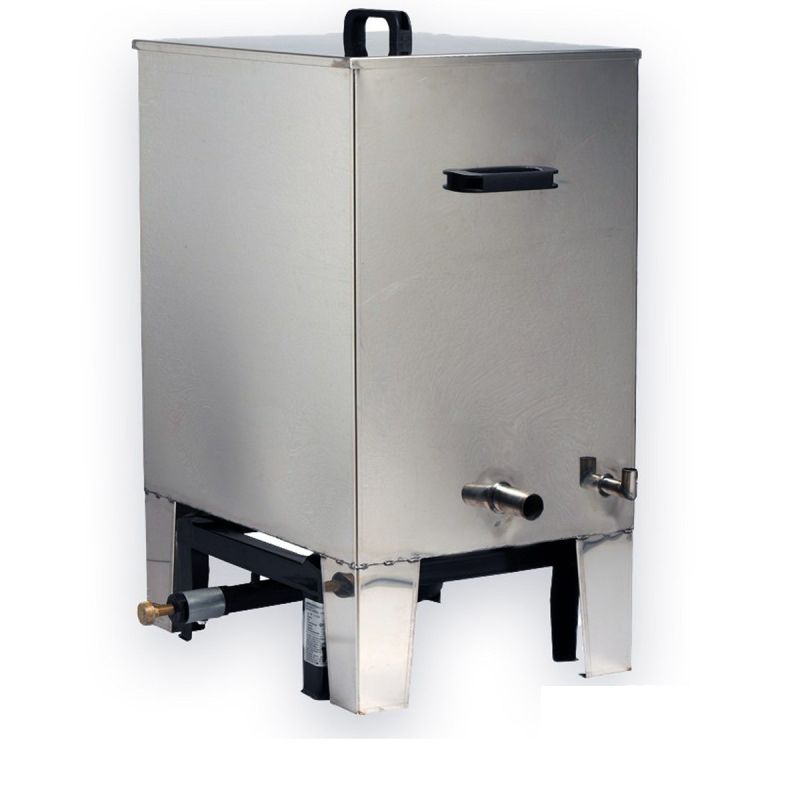 Stainless steel steam waxing machine without stove for 16 d.b. nest frames