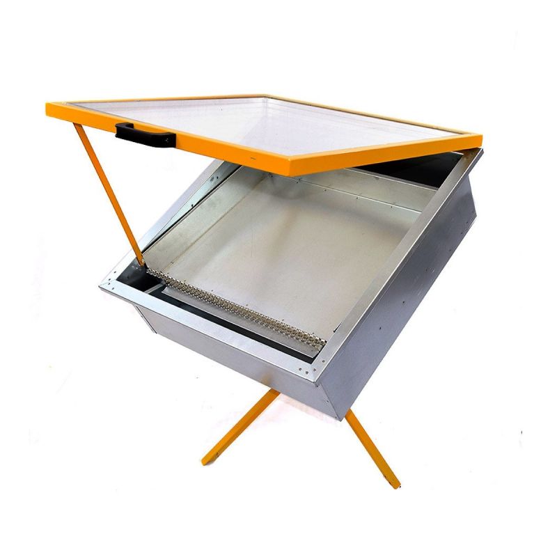 Galvanized solar rotating weeder 70 x 70 cm Galvanized solar rotating weeder 70 x 70 cm