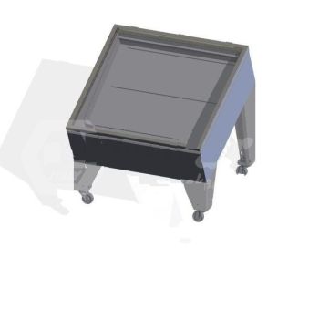 Stainless steel solar shaker with double glazing cm 100x100