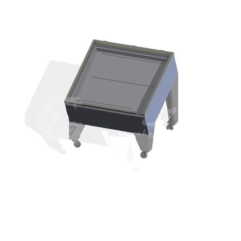 Solarwachsschmelzer aus Edelstahl mit Doppelverglasung 100 × 100 cm