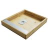 Feeder cover for beehive d.b. 10 frames with open center hole