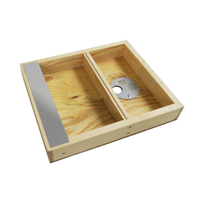 Tapa comedero para colmena d.b. de 6 cuadros con 2 cámaras