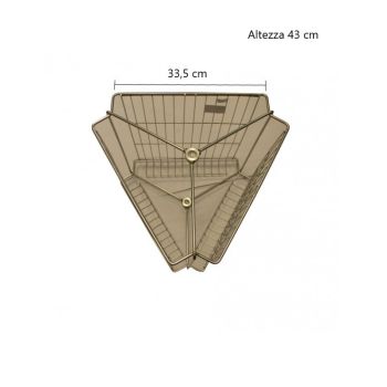 Stainless steel basket for tangential extractor 6 frames d.b. honey super/ 3 nests or 3 frames layent