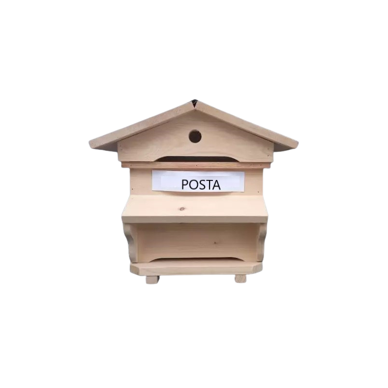 Wooden handcrafted letterbox nucleus hive
