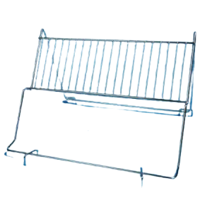 Chrome plated uncapping lectern for plastic bench