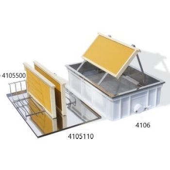 Stainless steel cover for table bench