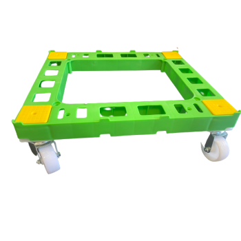 Plastic honey super carrier cart for 10-frame honeycombs