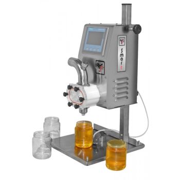 SMART 2 electronic dosing machine for honey with support surface