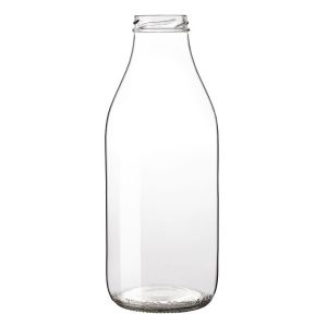 Glass Milk/Juice Bottle 250ml - Glass Only