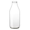 Milk glass bottle 250 ml with twist off t43 capsule