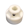 Toothed nylon joint ø 12mm sleeve with threaded hole and grub screw for lega italy extractor