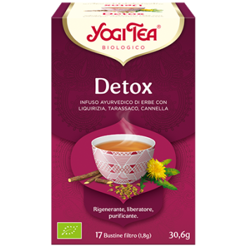 Infuso bio  detox -  yogi tea  17 filtri