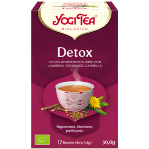 Infuso bio  detox -  yogi tea  17 filtri