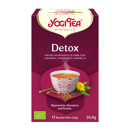 Infuso bio  detox -  17 filtri yogi tea