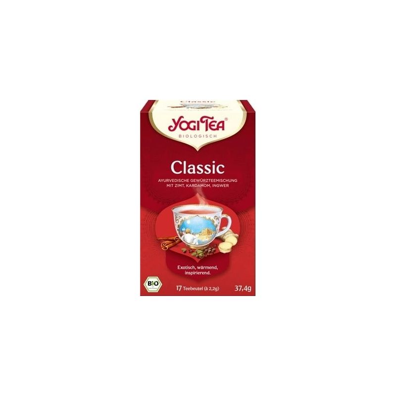 Infuso bio classic forza e calore orientali - 17 filtri - yogi tea