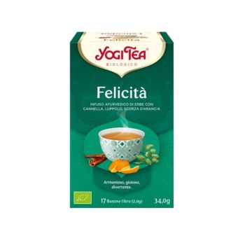 Infuso bio  felicità - 17 filtri  - yogi tea