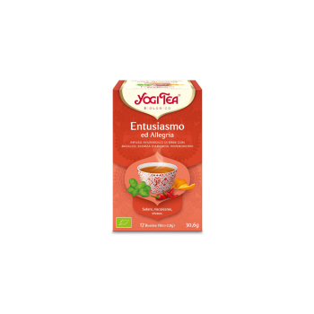 Organic infusion "enthusiasm and cheerfulness" - yogi tea 17 filters